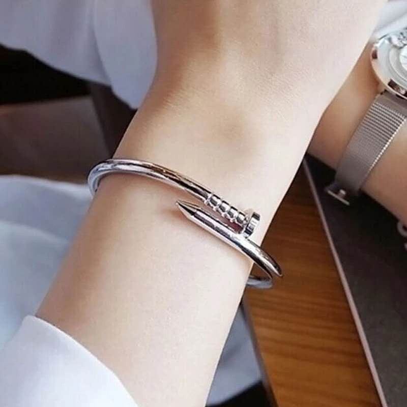 Stainless Steel Anti Tarnish Nail Bracelet